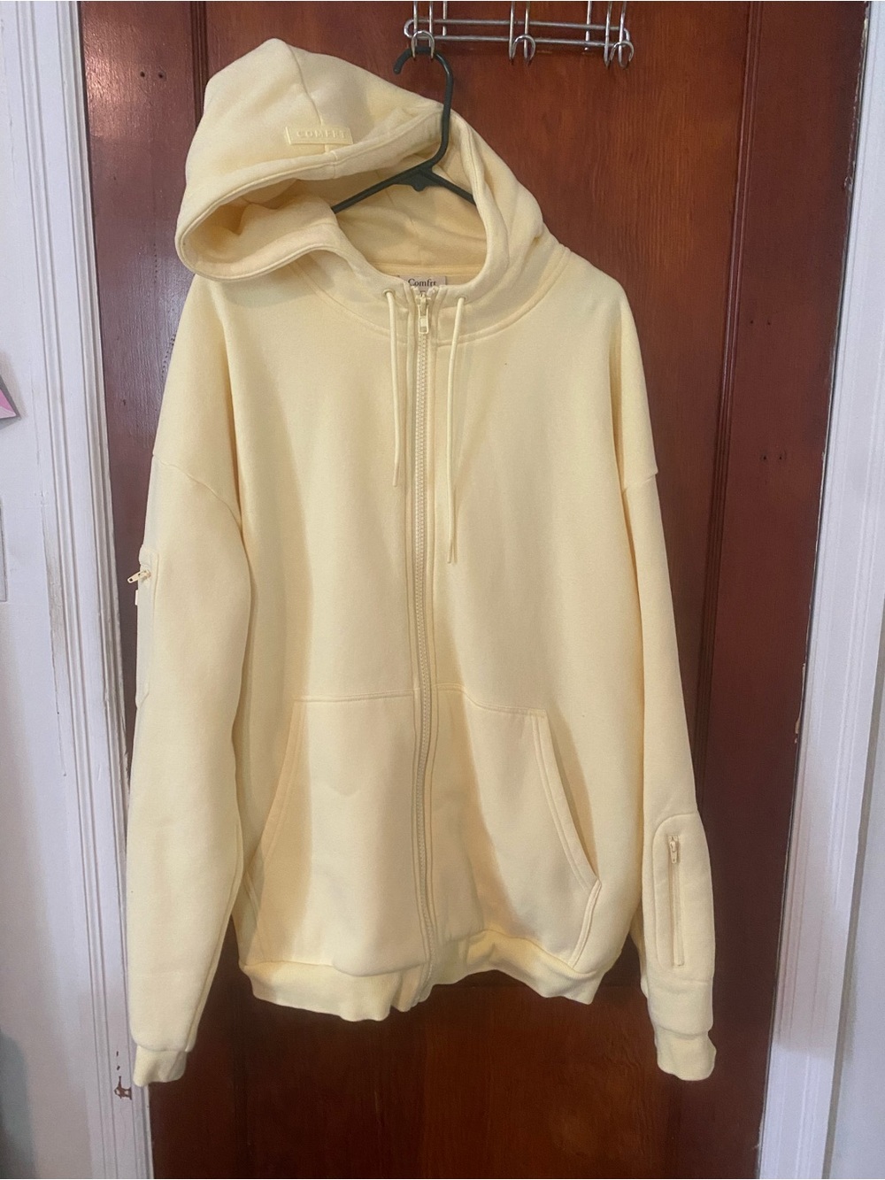 Comfrt airplane mode zip up hoodie